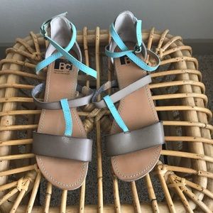 Urban Outfitters BC Blue Strappy  Sandals